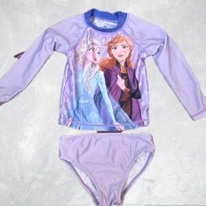 Frozen 2 Piece Girls Swimsuit Size 2T